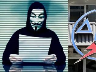 Φωτογραφία για Οι Anonymous Greece «έριξαν» την ιστοσελίδα της ΔΕΗ!