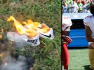 Φωτογραφία για Γιατί οι άνθρωποι καίνε τα ρούχα της Nike