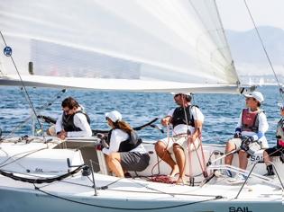 Φωτογραφία για Η «χρυσή» Ολυμπιονίκης Αιμιλία Τσουλφά στο Sailing Marathon