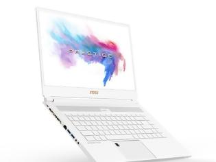 Φωτογραφία για Η MSI με όμορφο λευκό P65 Creator laptop της