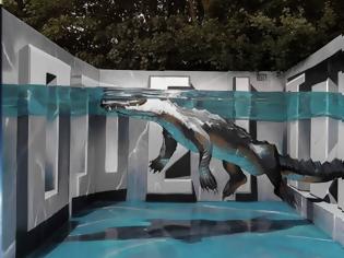 Φωτογραφία για Καταπληκτικά 3D γκράφιτι που μοιάζουν να επιπλέουν στον αέρα! [video]