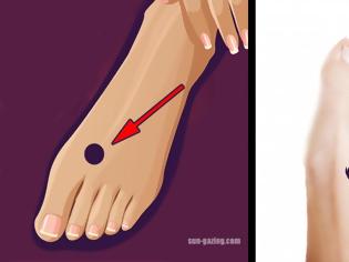 Φωτογραφία για Πιέστε αυτό το σημείο στο πόδι σας πριν πέσετε για ύπνο! [video]