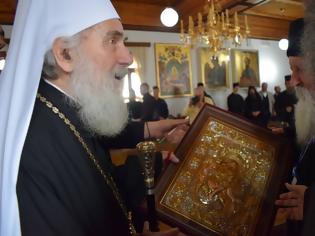Φωτογραφία για 11111 - Φωτογραφίες από την υποδοχή του Πατριάρχη Σερβίας κ.κ. Ειρηναίου στην πρωτεύουσα του Αγίου Όρους