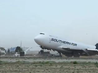 Φωτογραφία για Ισχυρός άνεμος σηκώνει σταθμευμένο αεροσκάφος 747! [video]