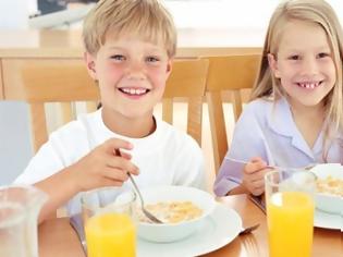 Φωτογραφία για Η σημασία του πρωινού για τα παιδιά