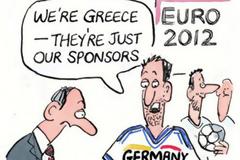 Προκλητική γελοιογραφία στη Guardian: Στο Euro με χορηγό την Γερμανία!