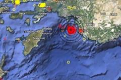 Ασθενής μετασεισμική δόνηση 3,9 Ρίχτερ στα Δωδεκάνησα