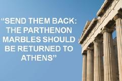 Συζήτηση για τα Μάρμαρα του Παρθενώνα