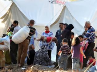 Φωτογραφία για Δύο χιλιάδες Σύροι πρόσφυγες πέρασαν στην Τουρκία το τελευταίο 48ωρο