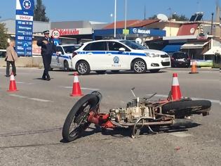 Φωτογραφία για Αγρίνιο: Σύγκρουση αστικού λεωφορείου και δικύκλου στην εθνική – σοβαρά τραυματίας 37χρονος (φωτο)