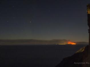 Φωτογραφία για 11210 - Η πυρκαγιά στη Σιθωνία από το Άγιο Όρος
