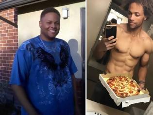 Φωτογραφία για Πραγματική ιστορία: Έχασε 76 κιλά τρώγοντας πίτσα και γαριδάκια!