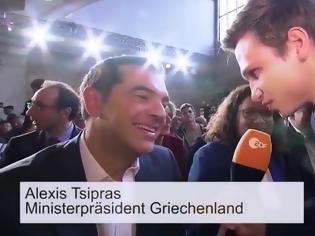 Φωτογραφία για Γερμανός δημοσιογράφος προσβάλλει χυδαία την Ελλάδα και ο Τσίπρας γελάει αμήχανα(video)