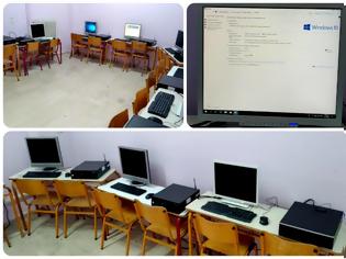 Φωτογραφία για Τέσσερα πλήρη συστήματα υπολογιστών δωρεά στο Δημοτικό Σχολείο Μύτικα.