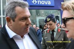 Ο Υπουργός Πάνος Καμμένος στην κάμερα του kalymnos-news.gr για αναδρομικά ενστόλων και για ΣΟΑ