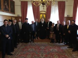 Φωτογραφία για Συνάντηση Συγγραφικών Ομάδων για την Εκκλησιαστική Εκπαίδευση με τον Αρχιεπίσκοπο Αθηνών