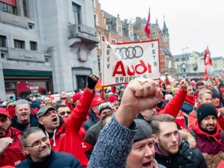 Φωτογραφία για Βέλγιο: Μεγάλη απεργία εργατών εργοστασίων