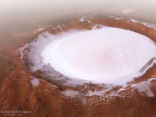 Φωτογραφία για Εντυπωσιακή φωτογραφία από τον χιονισμένο Άρη