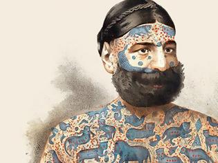 Φωτογραφία για Η ζωή του Δημήτρη Τζαβέλα(;) Δημήτρης (Κίτσου) Τζαβέλας: Ο άνθρωπος τατουάζ!