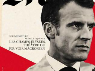 Φωτογραφία για «Συγγνώμη» της Le Monde για το εξώφυλλο που παρουσιάζει τον Μακρόν ως Χίτλερ