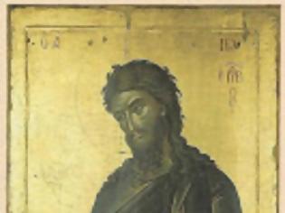 Φωτογραφία για 11503 - Ιωάννης ο Πρόδρομος από το αρχαίο εικονοστάσιο του τέμπλου του Ναού του Πρωτάτου