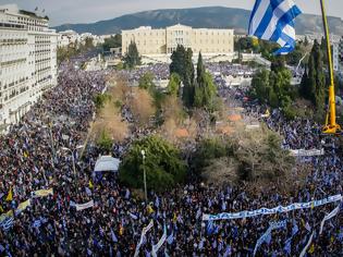 Φωτογραφία για Συλλαλητήριο: Λαϊκός ξεσηκωμός για τη Μακεδονία - Περισσότεροι από 200.000 από τη Β. Ελλάδα
