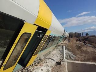 Φωτογραφία για Φθιώτιδα: Εκτροχιασμός τρένου στο Λιανοκλάδι – Έτσι γλίτωσαν όλοι οι επιβάτες