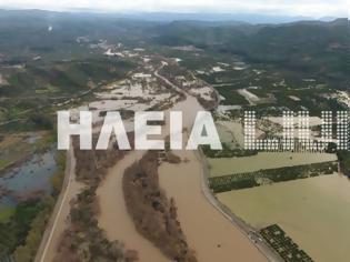 Φωτογραφία για Ηλεία: Οι πλημμύρες μετέτρεψαν σε λίμνη τον κάμπο του Αλφειού!