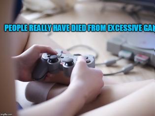 Φωτογραφία για People Have Died From Excessive Video Game Use. Seriously.