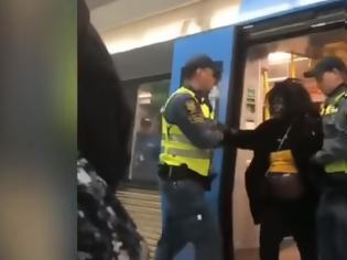 Φωτογραφία για Σουηδία: Αστυνομικοί έβγαλαν με τη βία έγκυο γυναίκα από το μετρό