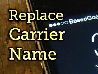 Φωτογραφία για CarrierChanger: Αλλάξτε το όνομα του παροχέα χωρίς jailbreak