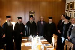 Συναντήσεις του Υπουργού Κώστα Γαβρόγλου με αντιπροσωπείες της Εκκλησίας της Ελλάδος και του Οικουμενικού Πατριαρχείου