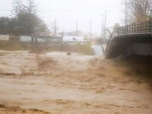 Φωτογραφία για «Πνίγηκε» η Κρήτη: Επί 41 ώρες έβρεχε χωρίς διακοπή