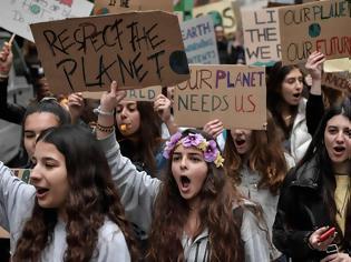 Φωτογραφία για Κλιματική αλλαγή: Οι μαθητές στους δρόμους
