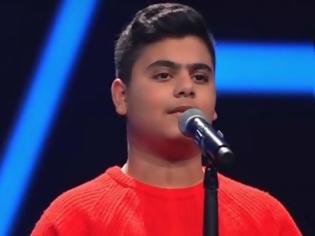 Φωτογραφία για Ο 15χρονος Ελληνας που αποθεώθηκε στο γερμανικό The Voice -Τον χειροκροτούσαν όρθιοι (video)
