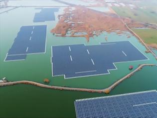 Φωτογραφία για Κίνα: Η μεγαλύτερη πλωτή ηλιακή μονάδα παραγωγής ενέργειας