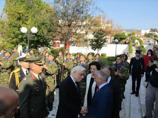 Φωτογραφία για ΥΠΟΔΟΧΗ ΠΡΟΕΔΡΟΥ ΤΗΣ ΔΗΜΟΚΡΑΤΙΑΣ ΑΠΟ ΔΚΤΗ 1ΗΣ ΣΤΡΑΤΙΑΣ ΣΤΗ Ν. ΑΓΧΙΑΛΟ