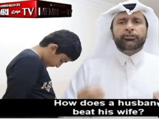 Φωτογραφία για Κοινωνιολόγος στο Κατάρ εξηγεί σε βίντεο τον σωστό τρόπο ...για να δέρνει κανείς τη γυναίκα του! (video)