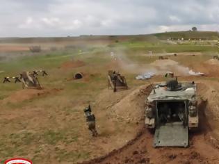 Φωτογραφία για 3η Μηχανοκίνητη Ταξιαρχία «ΡΙΜΙΝΙ»: Εντυπωσιακό βίντεο από επιχειρησιακές βολές μάχης