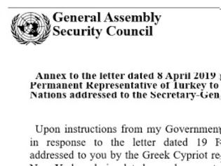 Φωτογραφία για Νέα επιστολή-τελεσίγραφο της Τουρκίας στον ΟΗΕ: Συνεκμετάλλευση με ψευδοκράτος ή γεωτρήσεις νότια της Κύπρου