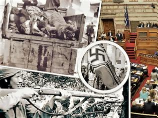 Φωτογραφία για Μουσολίνι: «ο Χίτλερ πήρε από τους Έλληνες ακόμα και τα κορδόνια τους»