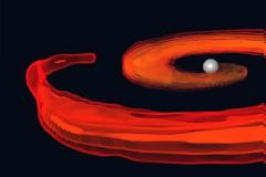 Βαρυτικά κύματα από την συγχώνευση μαύρης τρύπας με άστρο νετρονίων