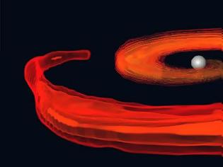 Φωτογραφία για Βαρυτικά κύματα από την συγχώνευση μαύρης τρύπας με άστρο νετρονίων