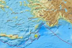 Σεισμική δόνηση 4.9 στα Δωδεκάνησα