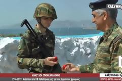 Ανάσταση στο ΕΦ Καλολίμνου μαζί με τους άγρυπνους φρουρούς έκανε o Διοικητής της 80 ΑΔΤΕ Ταξίαρχος Θεοδώρου Εμμανουήλ