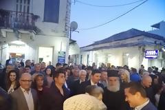 Πλήθος κόσμου στα εγκαίνια του εκλογικού κέντρου του ΓΙΑΝΝΗ ΤΡΙΑΝΤΑΦΥΛΛΑΚΗ στον ΑΣΤΑΚΟ -ΦΩΤΟ: Τζένη Παπαδημητρίου