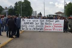 Δυναμικό το συλλαλητήριο στο Κουβαρά  ενάντια των βιορευστών στις Φυτείες