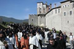 11982 - Η Λιτάνευση Εικόνος Παναγίας της Βηματάρισσας στην ΙΜΜ Βατοπαιδίου