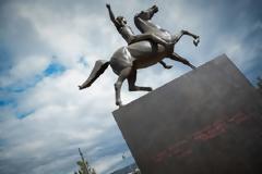 Βανδάλισαν το άγαλμα του Μεγάλου Αλεξάνδρου στην Αθήνα