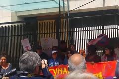 Διαμαρτυρία στην πρεσβεία της Κύπρου στην Αθήνα...